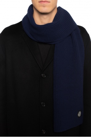 Scarf with a logo application, zdjęcie 2 Scarf with a logo application od Stone Island